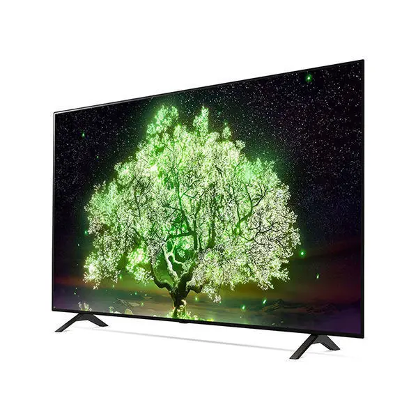 شاشة ال جي 65 بوصة OLED Smart 4K والمزود بتقنية Active HDR ونظام تشغيل WebOS بالإضافة إلى تقنية Smart AI ThinQ وتقنية تعتيم البكسل موديل OLED65A1PVA