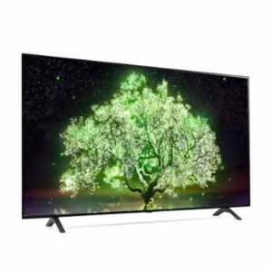 شاشة ال جي 65 بوصة OLED Smart 4K والمزود بتقنية Active HDR ونظام تشغيل WebOS بالإضافة إلى تقنية Smart AI ThinQ وتقنية تعتيم البكسل موديل OLED65A1PVA