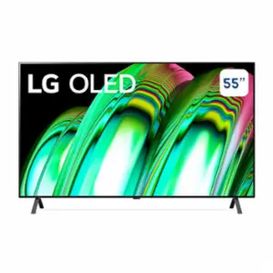 شاشة ال جي 55 بوصة OLED Smart 4K والمزود بتقنية Active HDR ونظام تشغيل WebOS بالإضافة إلى تقنية Smart AI ThinQ وتقنية تعتيم البكسل موديل OLED55A26LA